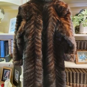 Mink fur coat